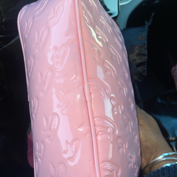 Glamaholic Lifestyle Powder Pink Small Monogram Toiletry Bag/Clutch - Picture 9 of 15